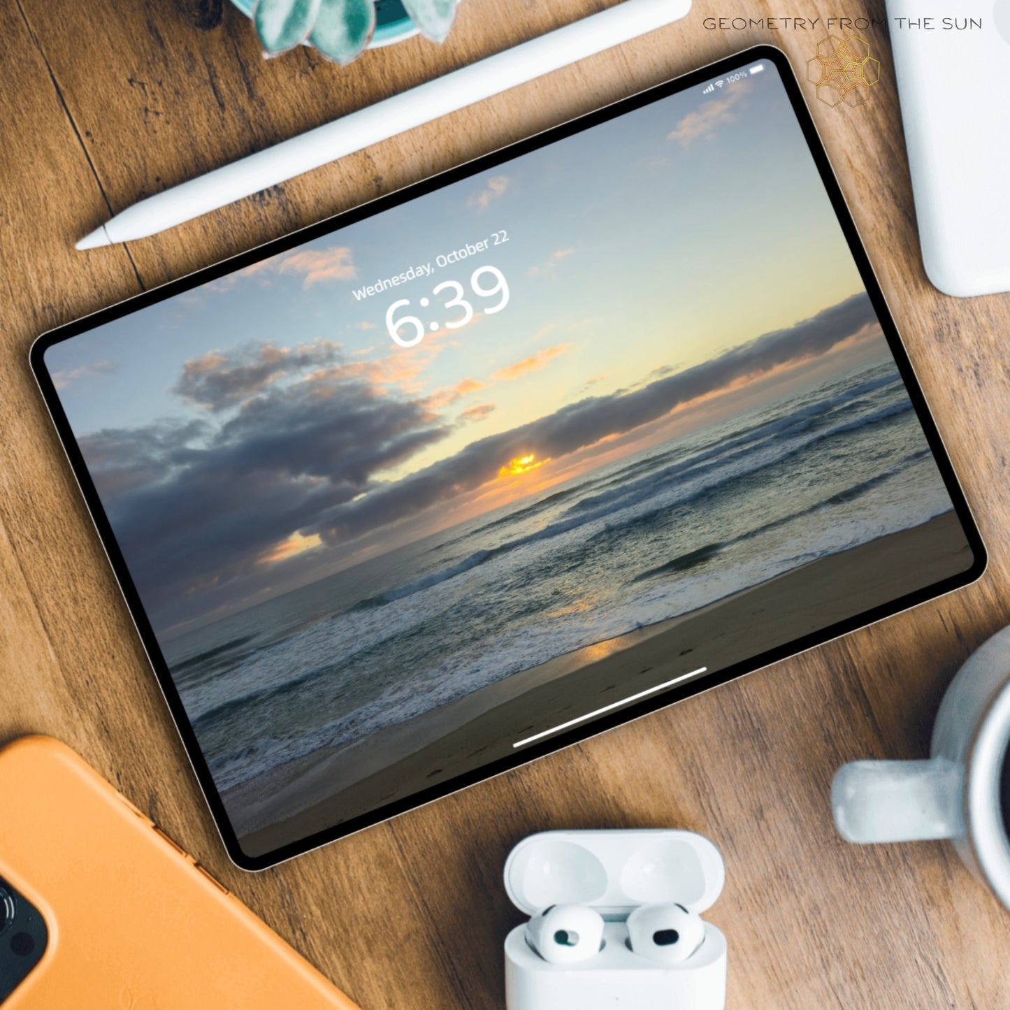 22 Oct 2025 Sunrise Wallpapers – 17 Device Sizes (iPhone, Samsung, Pixel, iPad, Desktop, 4K) - Geometry From The Sun