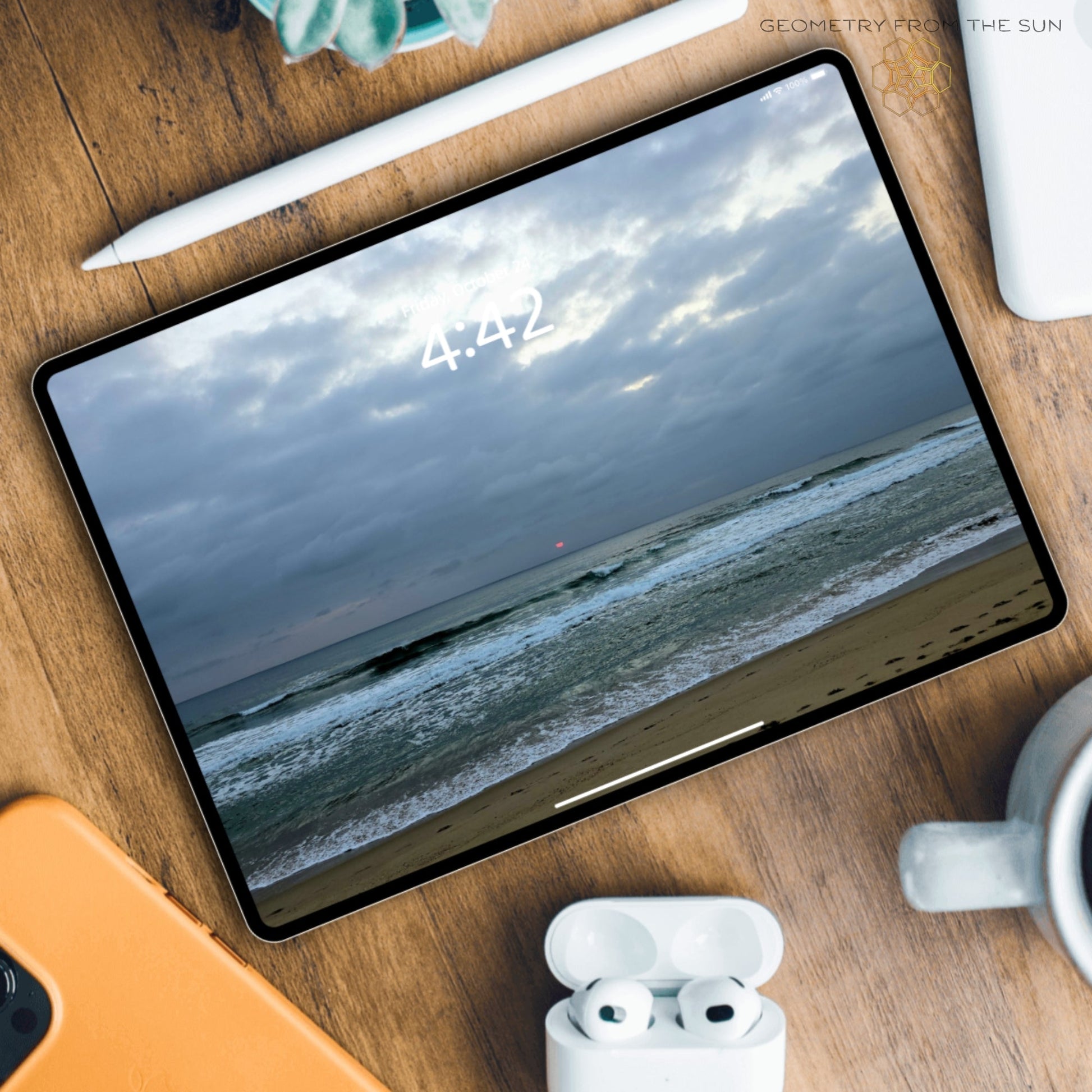 24 Oct 2025 Sunrise Wallpapers – 17 Device Sizes (iPhone, Samsung, Pixel, iPad, Desktop, 4K) - Geometry From The Sun