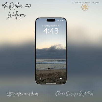 25 Oct 2025 Sunrise Wallpapers – 17 Device Sizes (iPhone, Samsung, Pixel, iPad, Desktop, 4K) - Geometry From The Sun