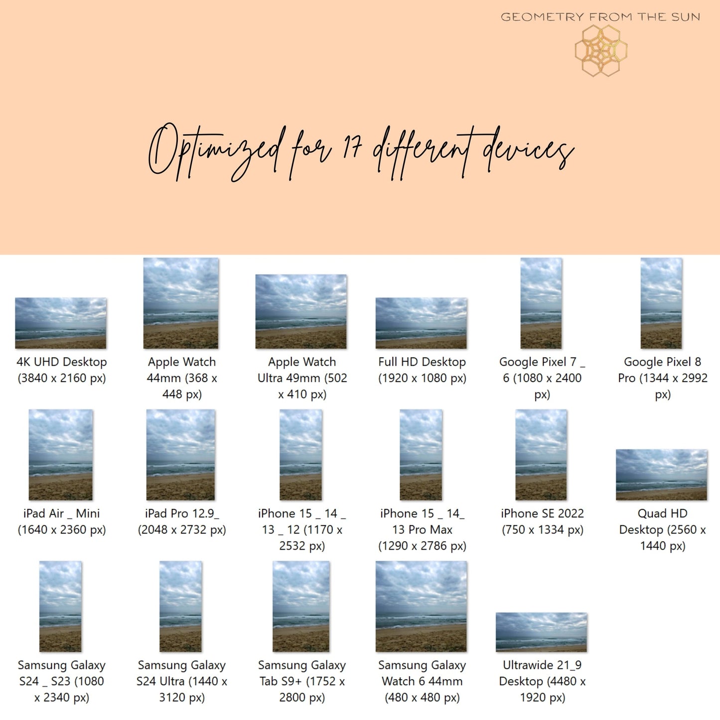 26 Oct 2025 Sunrise Wallpapers – 17 Device Sizes (iPhone, Samsung, Pixel, iPad, Desktop, 4K) - Geometry From The Sun