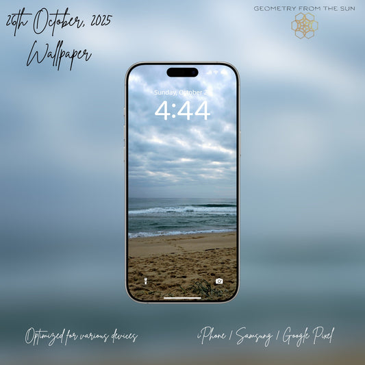 26 Oct 2025 Sunrise Wallpapers – 17 Device Sizes (iPhone, Samsung, Pixel, iPad, Desktop, 4K) - Geometry From The Sun