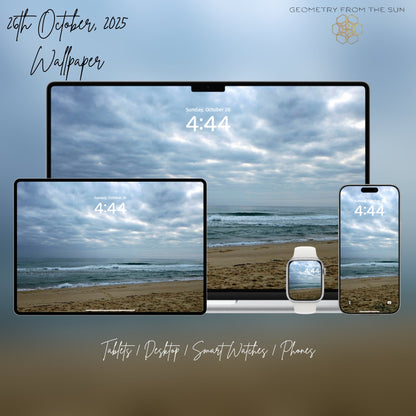 26 Oct 2025 Sunrise Wallpapers – 17 Device Sizes (iPhone, Samsung, Pixel, iPad, Desktop, 4K) - Geometry From The Sun