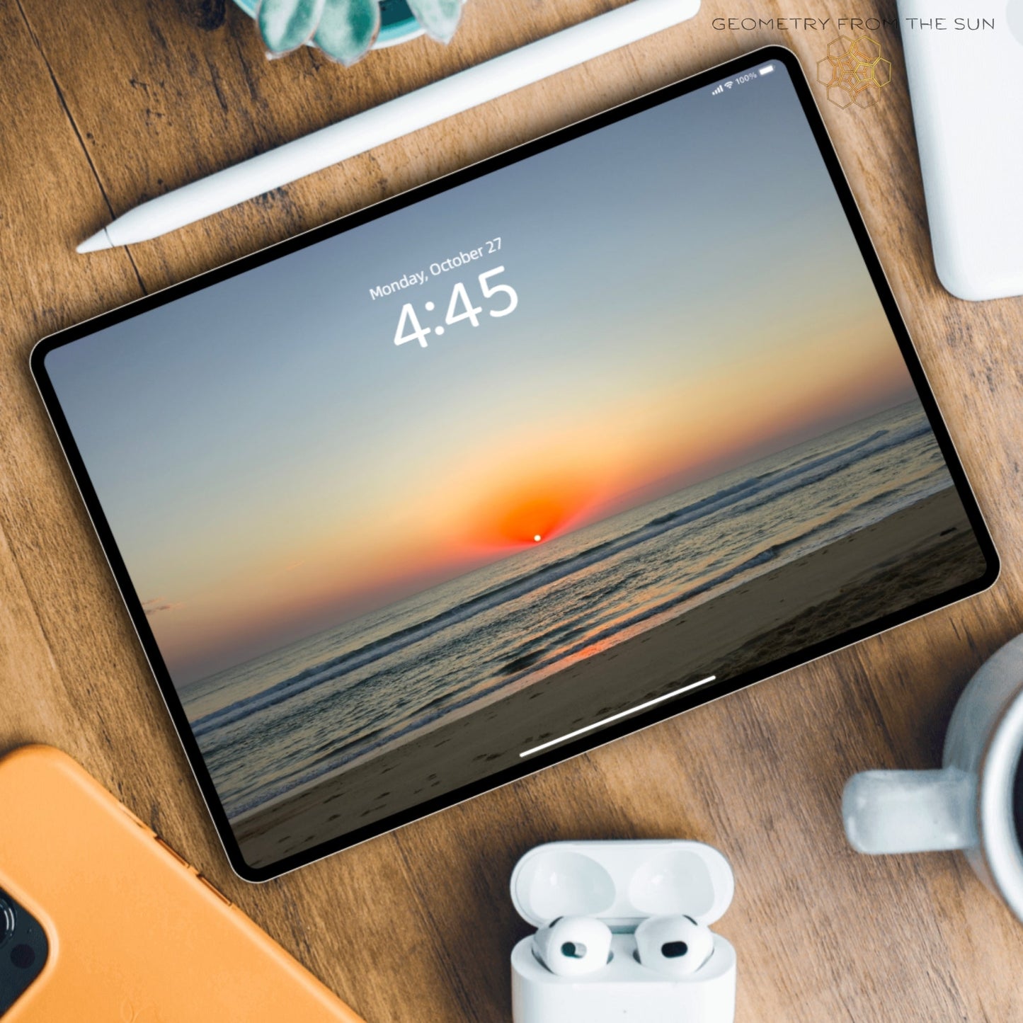 27 Oct 2025 Sunrise Wallpapers – 17 Device Sizes (iPhone, Samsung, Pixel, iPad, Desktop, 4K) - Geometry From The Sun