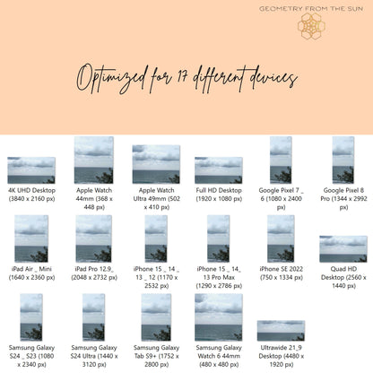 28 Oct 2025 Sunrise Wallpapers – 17 Device Sizes (iPhone, Samsung, Pixel, iPad, Desktop, 4K) - Geometry From The Sun