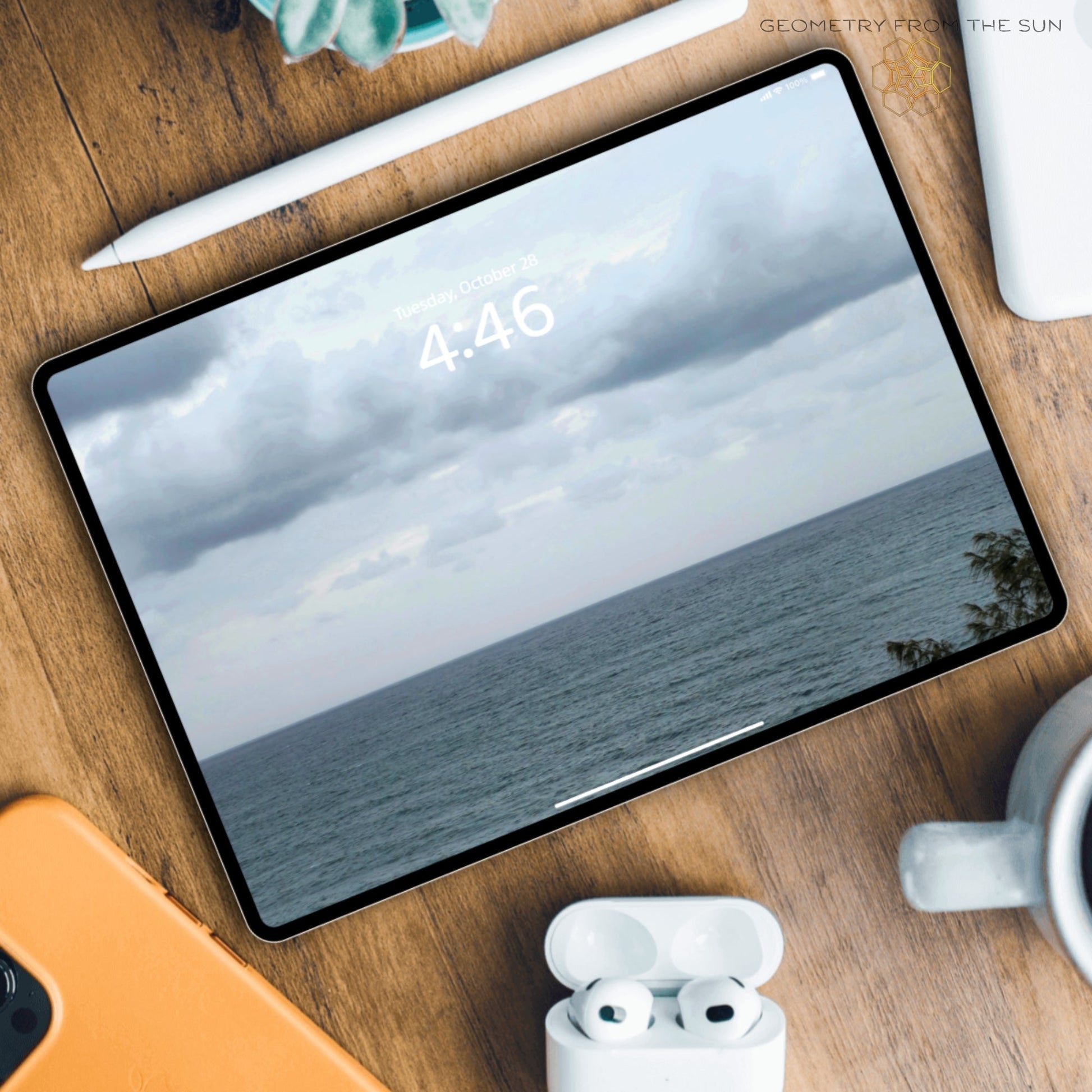 28 Oct 2025 Sunrise Wallpapers – 17 Device Sizes (iPhone, Samsung, Pixel, iPad, Desktop, 4K) - Geometry From The Sun