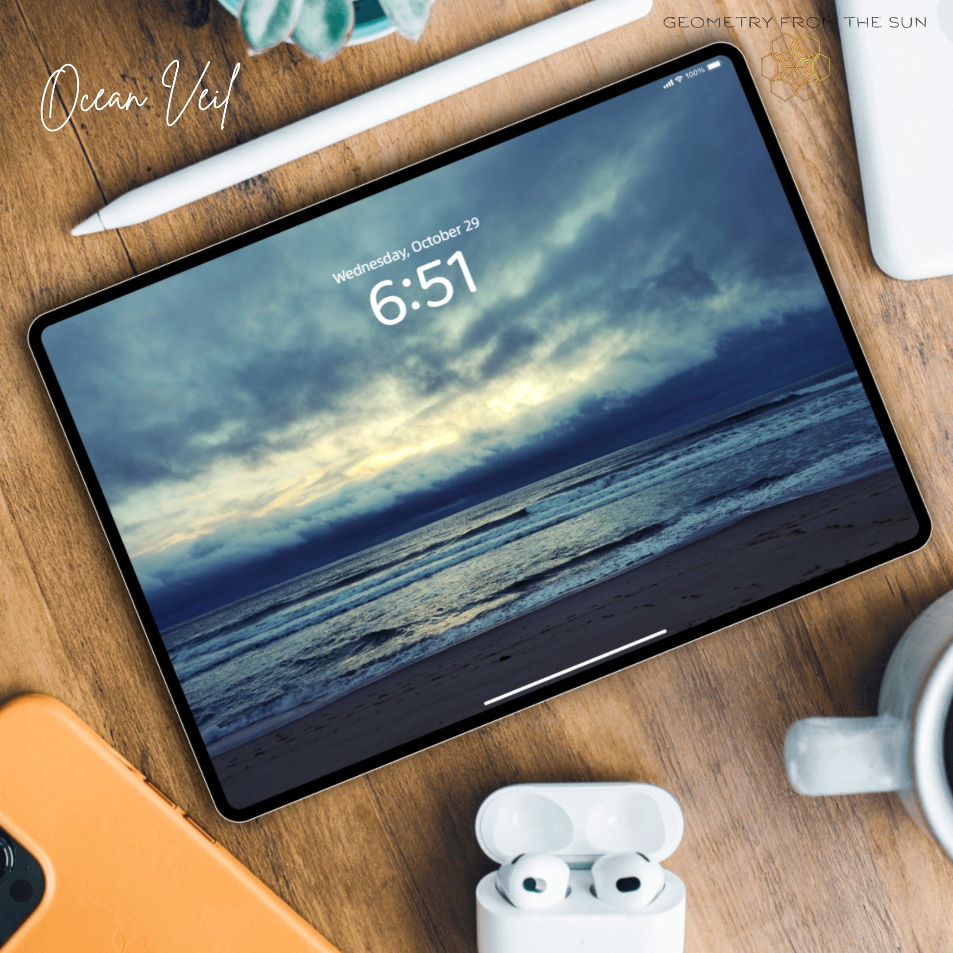 29 Oct 2025 Sunrise Wallpapers – 4 Artistic Moods | iPhone, Samsung, iPad, Desktop (4K, HD) - Geometry From The Sun