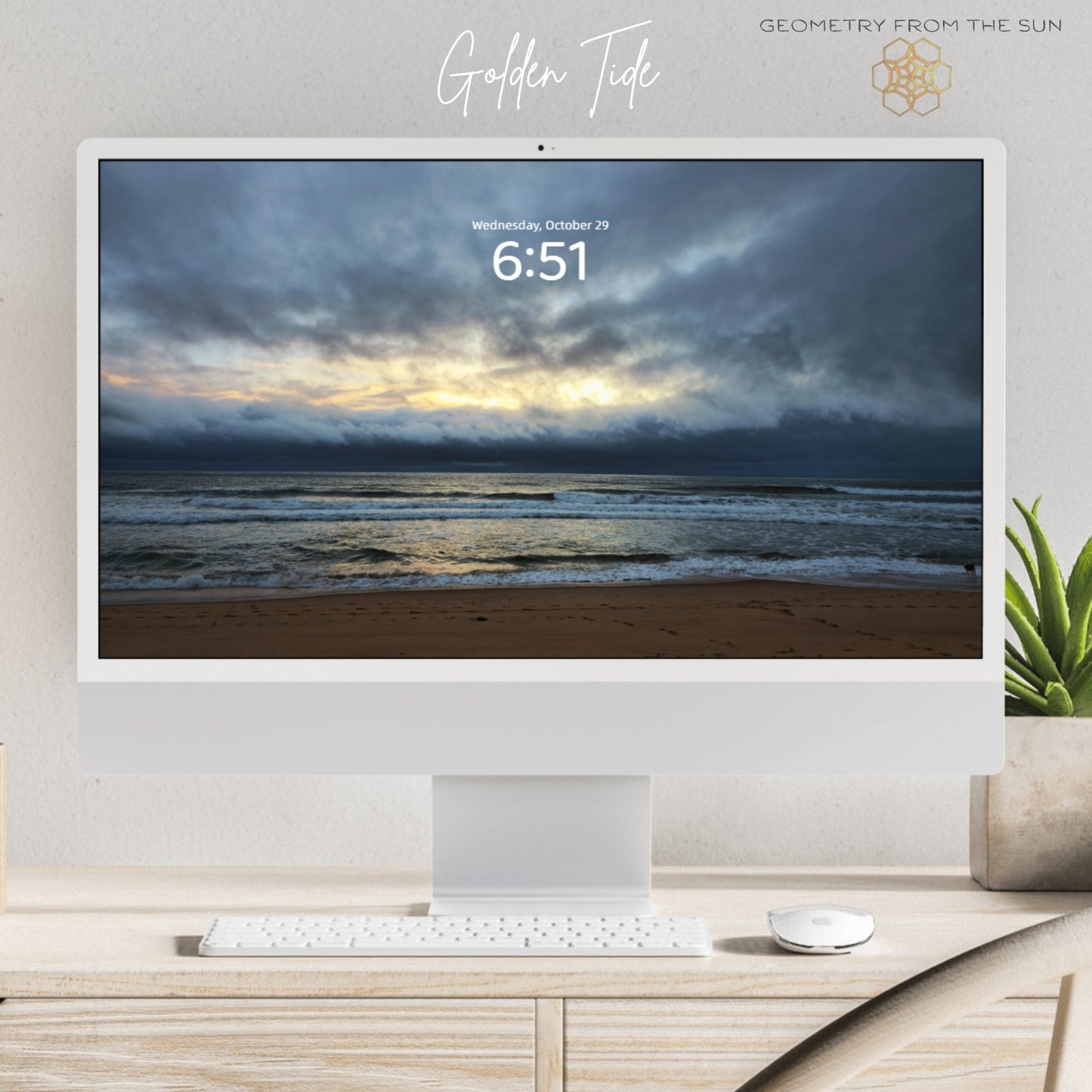 29 Oct 2025 Sunrise Wallpapers – 4 Artistic Moods | iPhone, Samsung, iPad, Desktop (4K, HD) - Geometry From The Sun