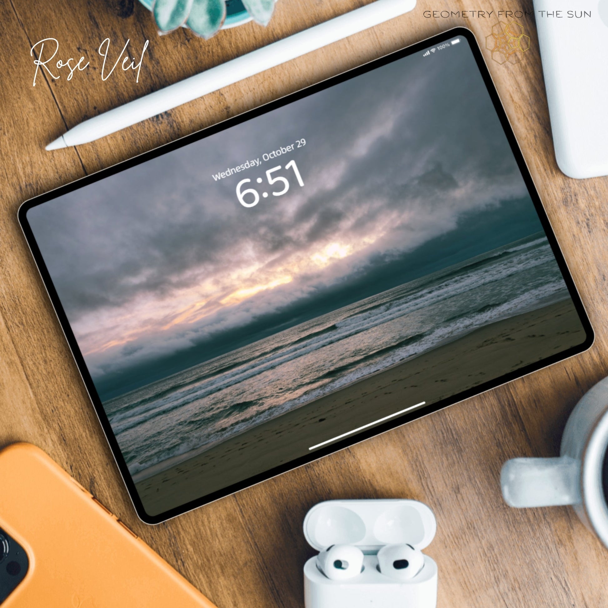 29 Oct 2025 Sunrise Wallpapers – 4 Artistic Moods | iPhone, Samsung, iPad, Desktop (4K, HD) - Geometry From The Sun