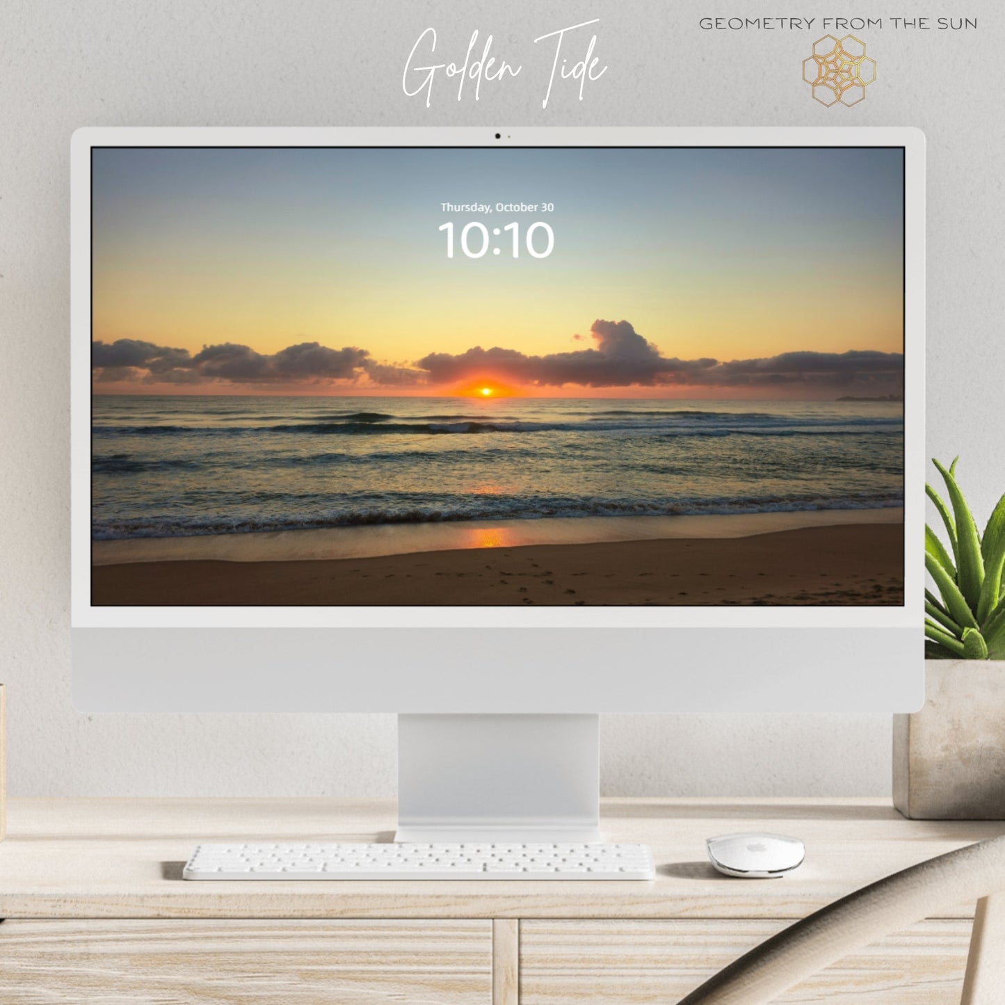 30 Oct 2025 Sunrise Wallpapers – 4 Artistic Moods | iPhone, Samsung, iPad, Desktop (4K, HD) - Geometry From The Sun