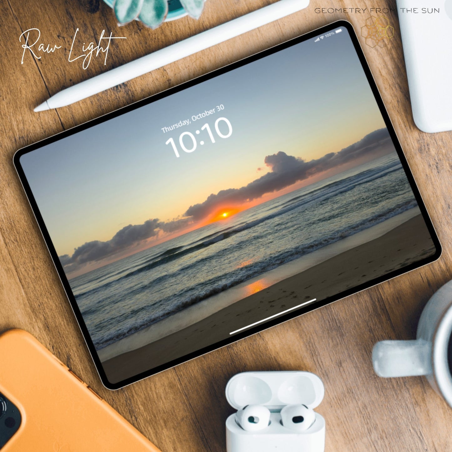 30 Oct 2025 Sunrise Wallpapers – 4 Artistic Moods | iPhone, Samsung, iPad, Desktop (4K, HD) - Geometry From The Sun