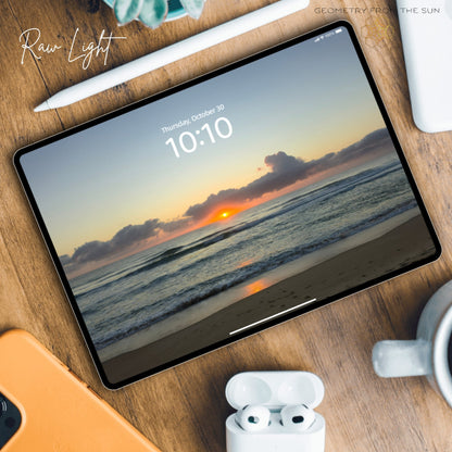 30 Oct 2025 Sunrise Wallpapers – 4 Artistic Moods | iPhone, Samsung, iPad, Desktop (4K, HD) - Geometry From The Sun