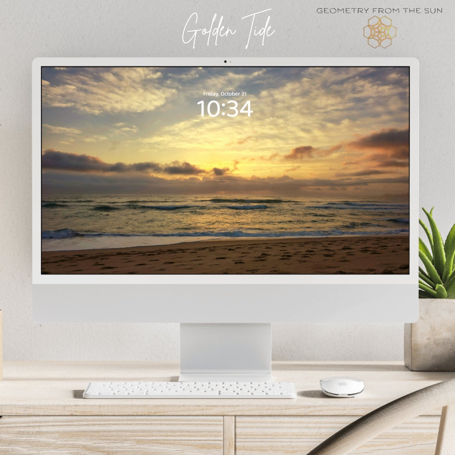 31 Oct 2025 Sunrise Wallpapers – 4 Artistic Moods | iPhone, Samsung, iPad, Desktop (4K, HD) - Geometry From The Sun