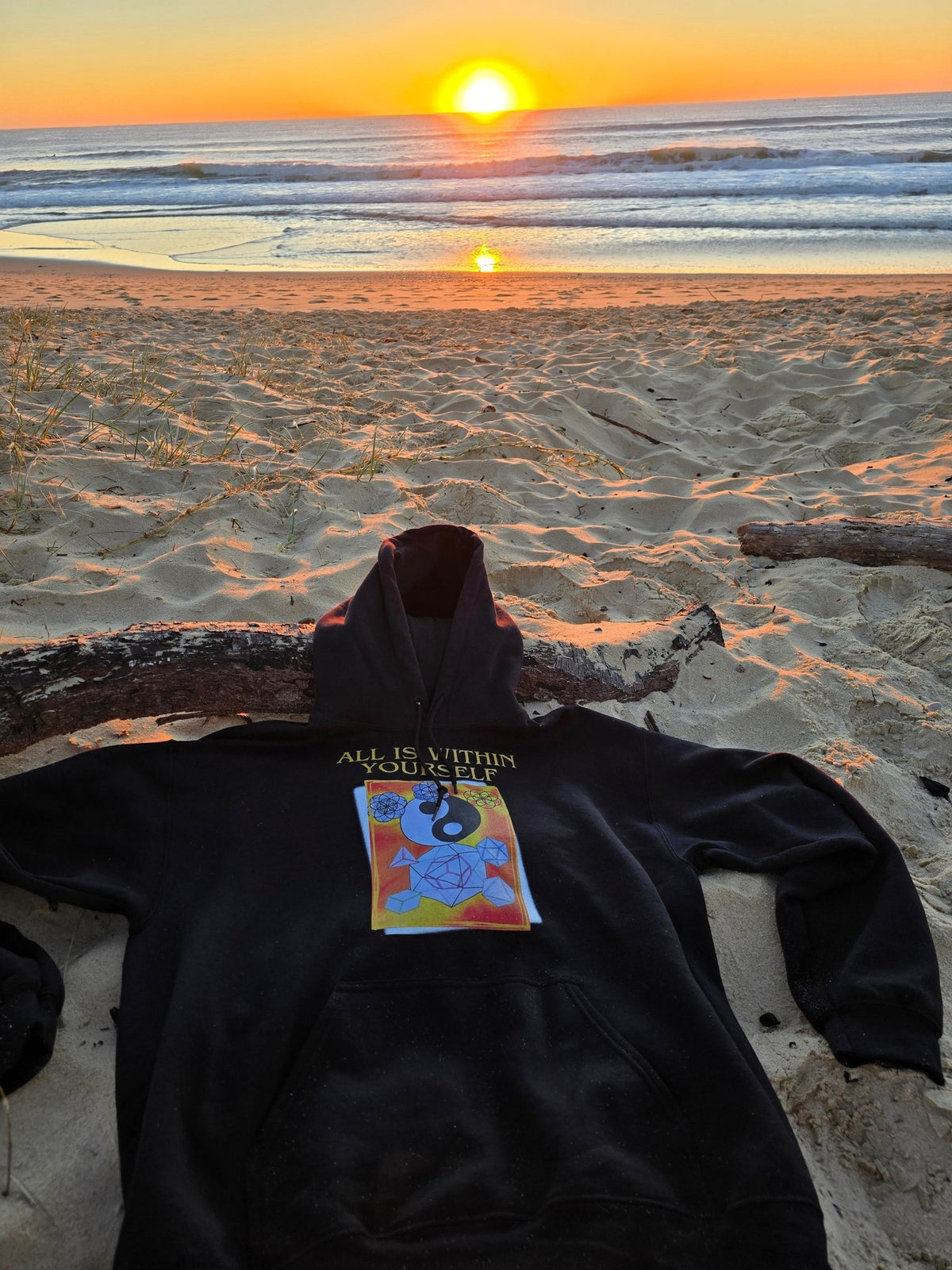 All Is Within Yourself Sacred Geometry Hoodie