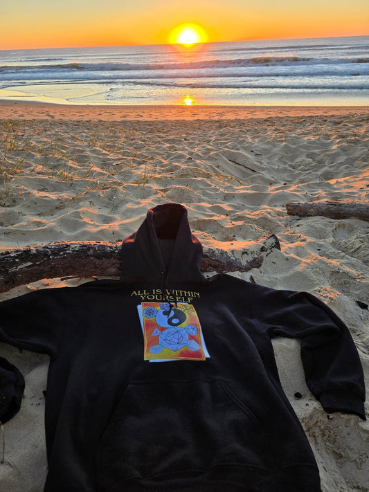 All Is Within Yourself Sacred Geometry Hoodie - Geometry From The Sun
