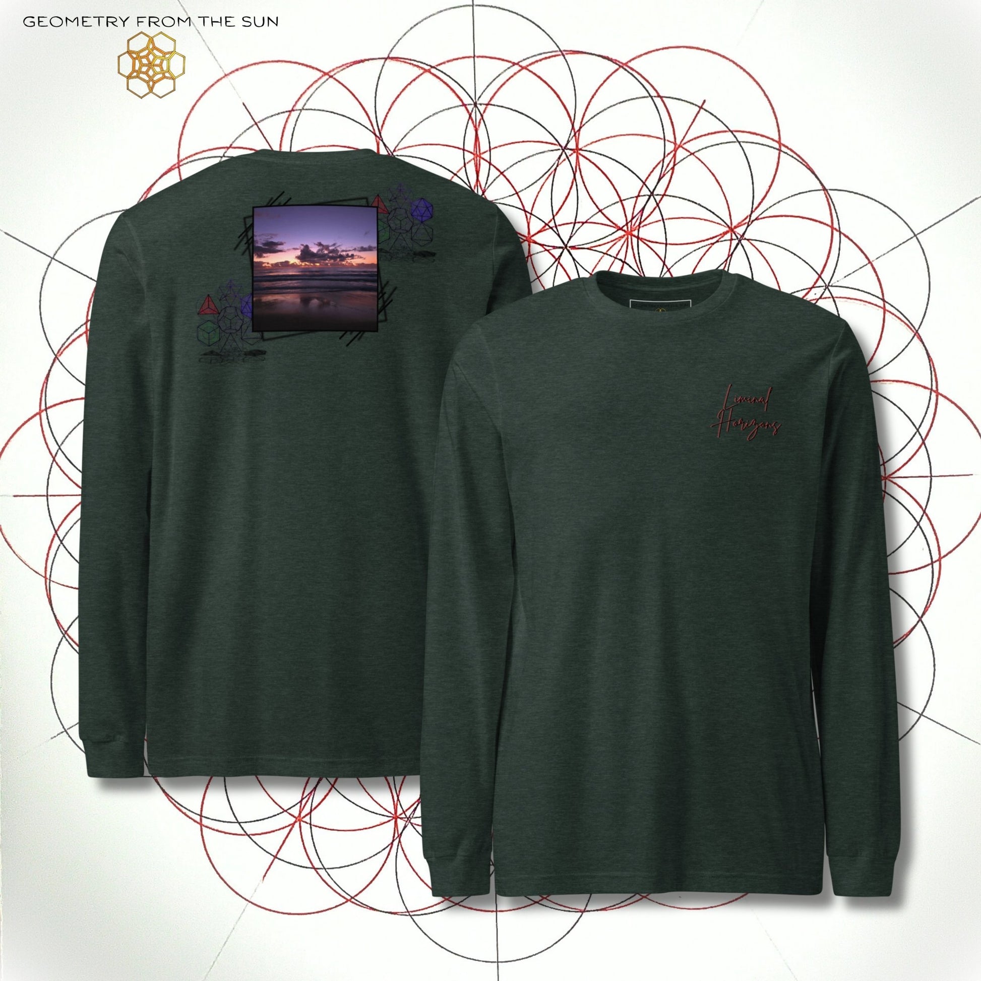 Between Worlds Long Sleeve - LIMINAL HORIZONS - Geometry From The Sun