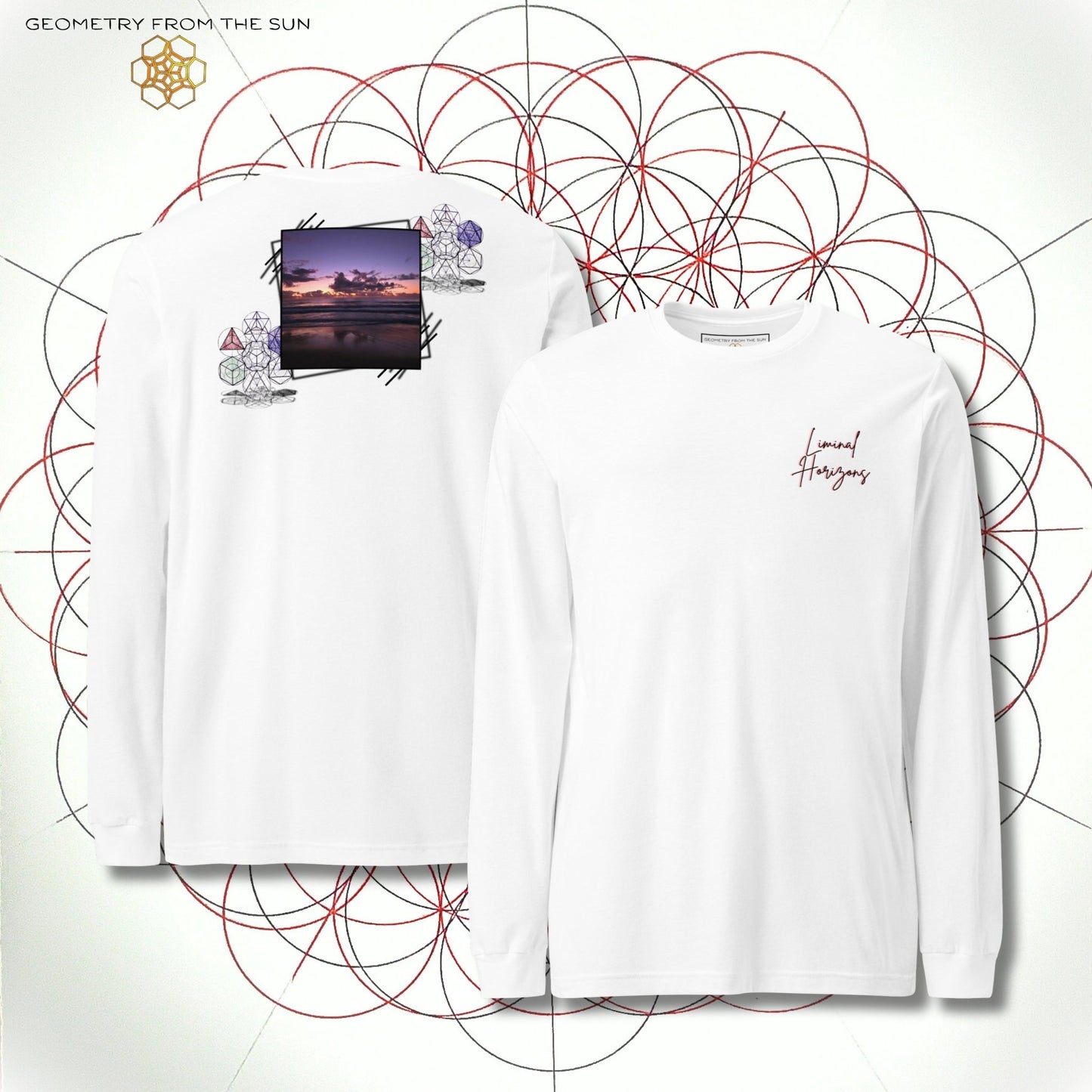 Between Worlds Long Sleeve - LIMINAL HORIZONS - Geometry From The Sun