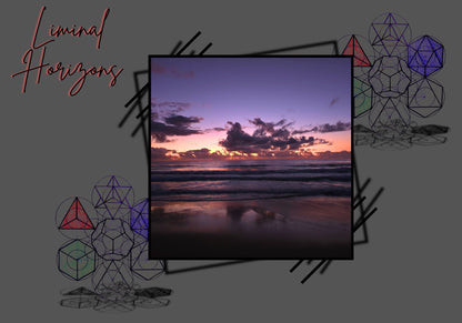 Between Worlds Long Sleeve - LIMINAL HORIZONS - Geometry From The Sun