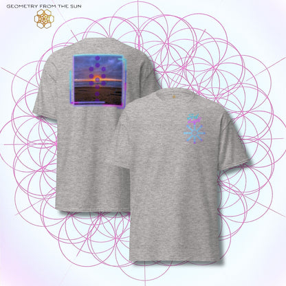 Blush Horizon Sunrise Shirt - FIRST LIGHT - Geometry From The Sun