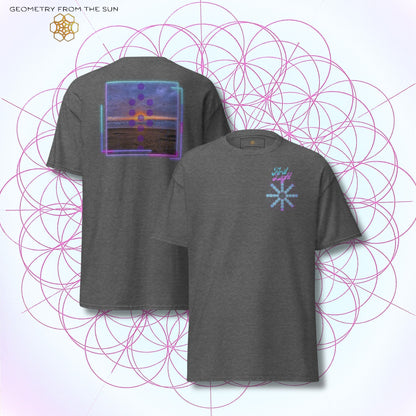 Blush Horizon Sunrise Shirt - FIRST LIGHT - Geometry From The Sun