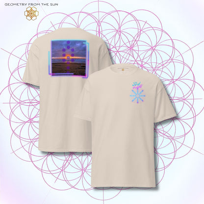 Blush Horizon Sunrise Shirt - FIRST LIGHT - Geometry From The Sun