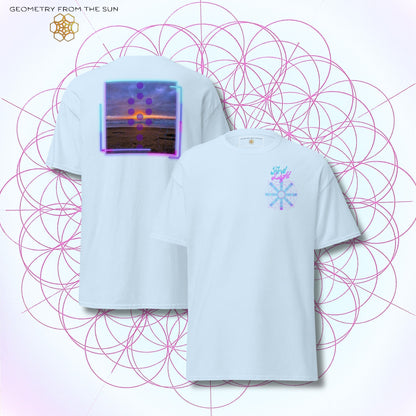 Blush Horizon Sunrise Shirt - FIRST LIGHT - Geometry From The Sun