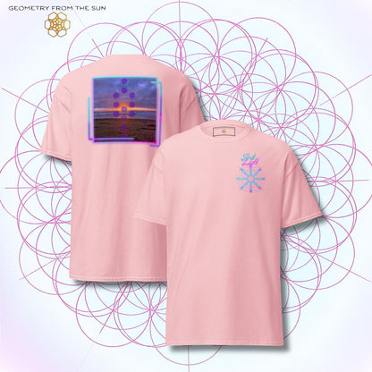 Blush Horizon Sunrise Shirt - FIRST LIGHT - Geometry From The Sun
