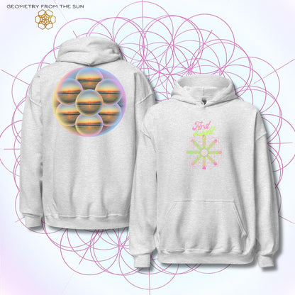 Bubble Egg Of Life Sunrise Hoodie - FIRST LIGHT - Geometry From The Sun