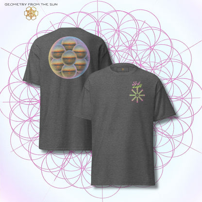 Bubble Egg Of Life Sunrise Shirt - FIRST LIGHT - Geometry From The Sun