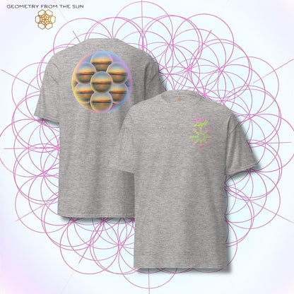 Bubble Egg Of Life Sunrise Shirt - FIRST LIGHT - Geometry From The Sun