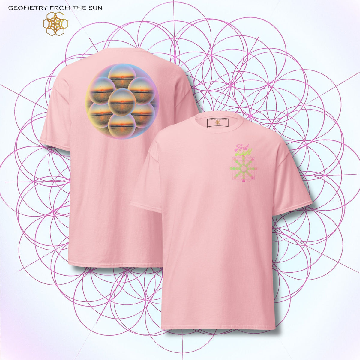 Bubble Egg Of Life Sunrise Shirt - FIRST LIGHT