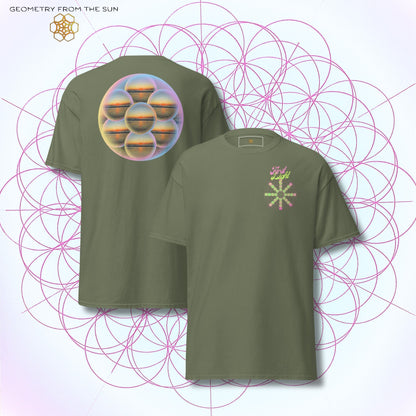 Bubble Egg Of Life Sunrise Shirt - FIRST LIGHT - Geometry From The Sun