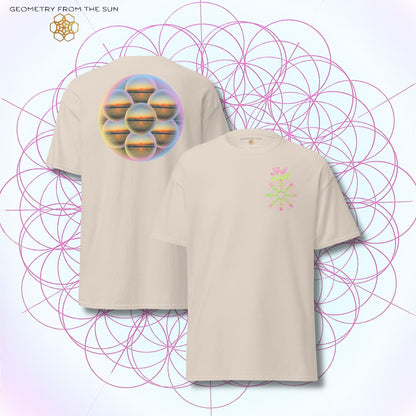 Bubble Egg Of Life Sunrise Shirt - FIRST LIGHT - Geometry From The Sun