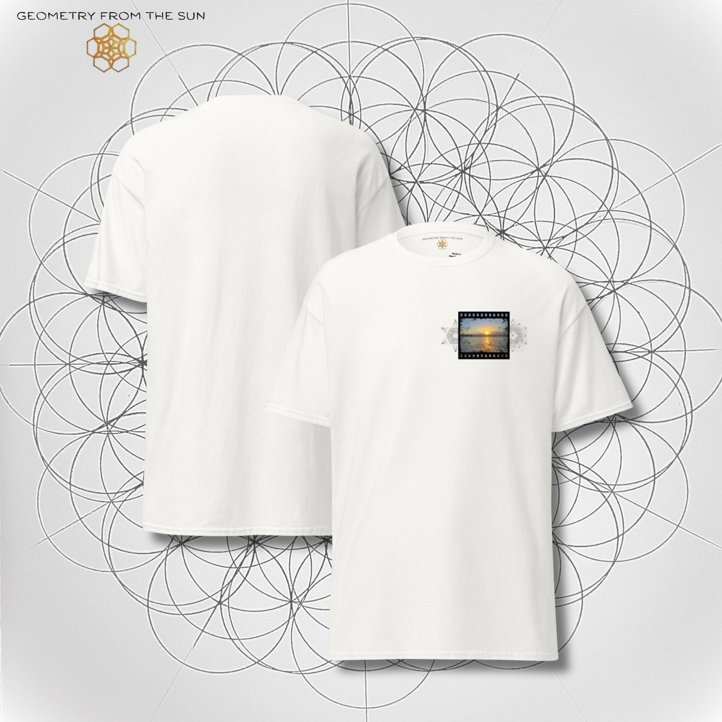 Celestial Film Sunrise Shirt - SACRED SKETCHES - Geometry From The Sun