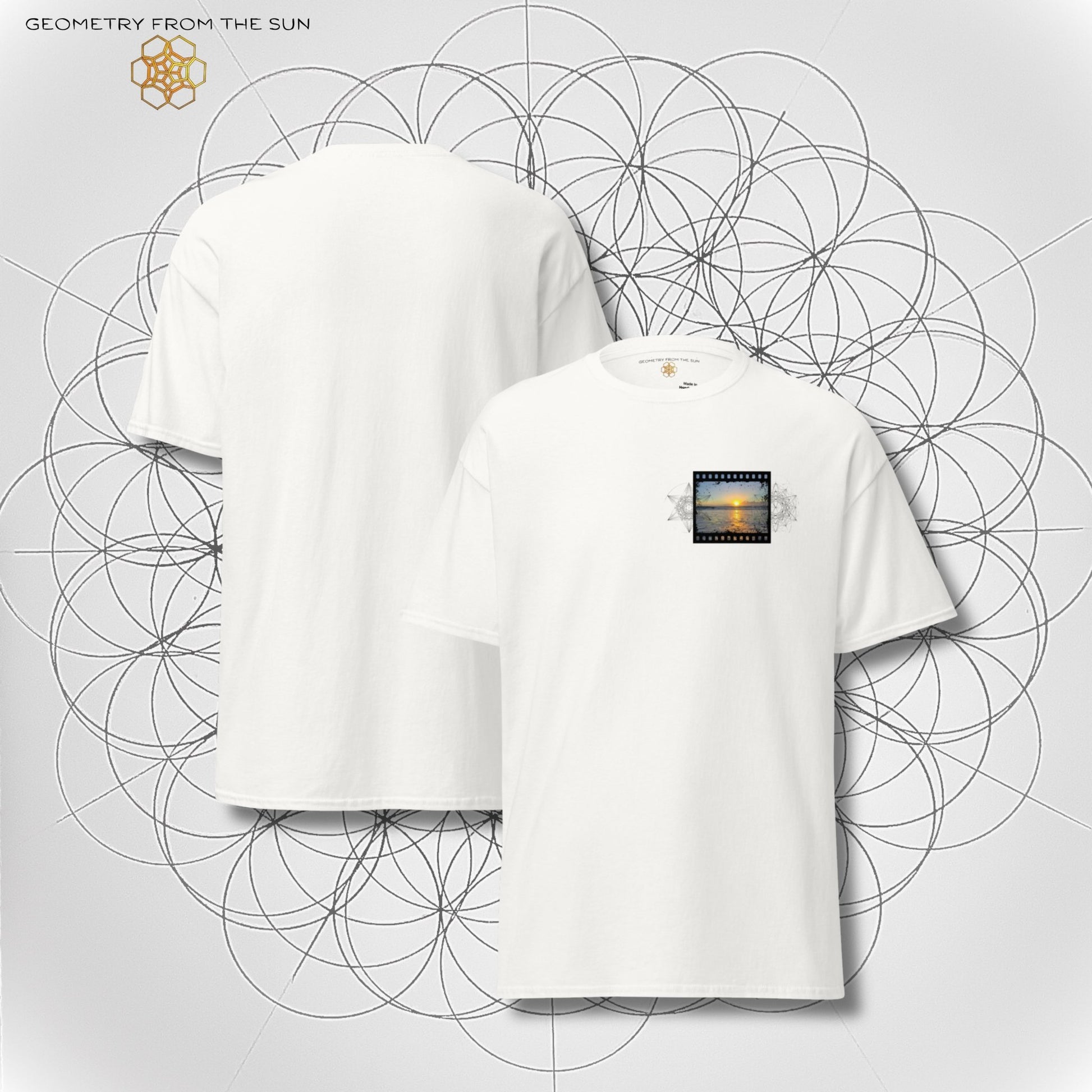 Celestial Film Sunrise Shirt - SACRED SKETCHES - Geometry From The Sun