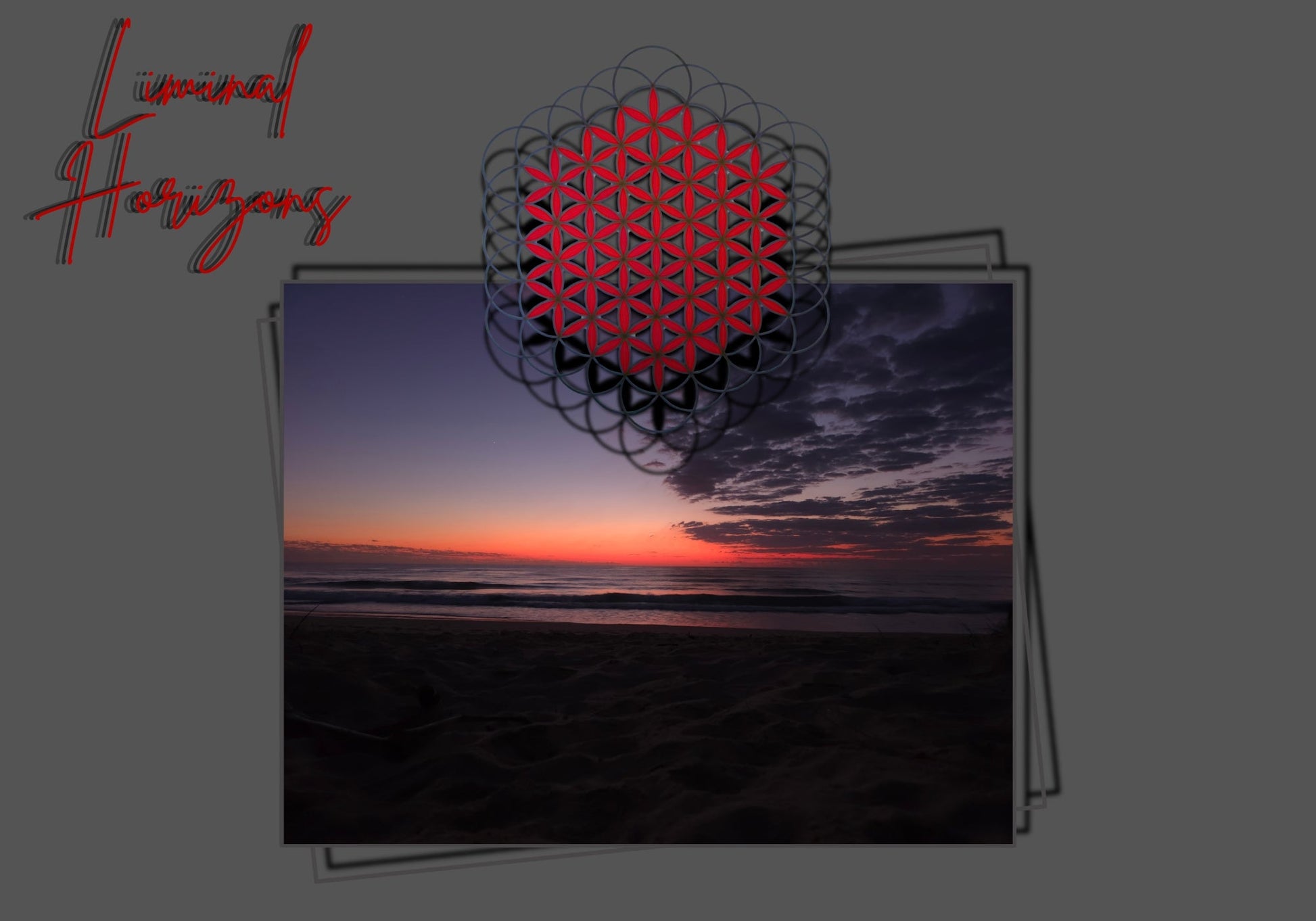 First Ember Long Sleeve - LIMINAL HORIZONS - Geometry From The Sun