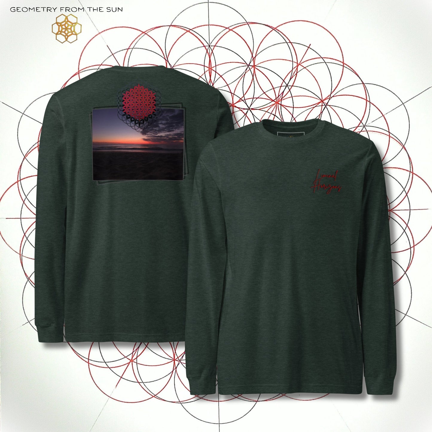 First Ember Long Sleeve - LIMINAL HORIZONS - Geometry From The Sun