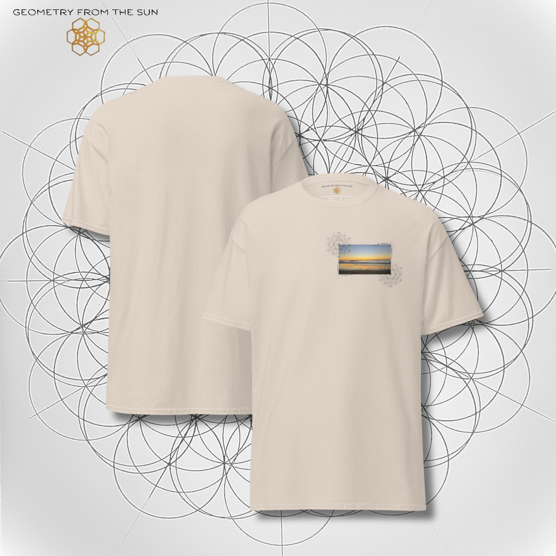 Geometric Sunrise Shirt - SACRED SKETCHES - Geometry From The Sun