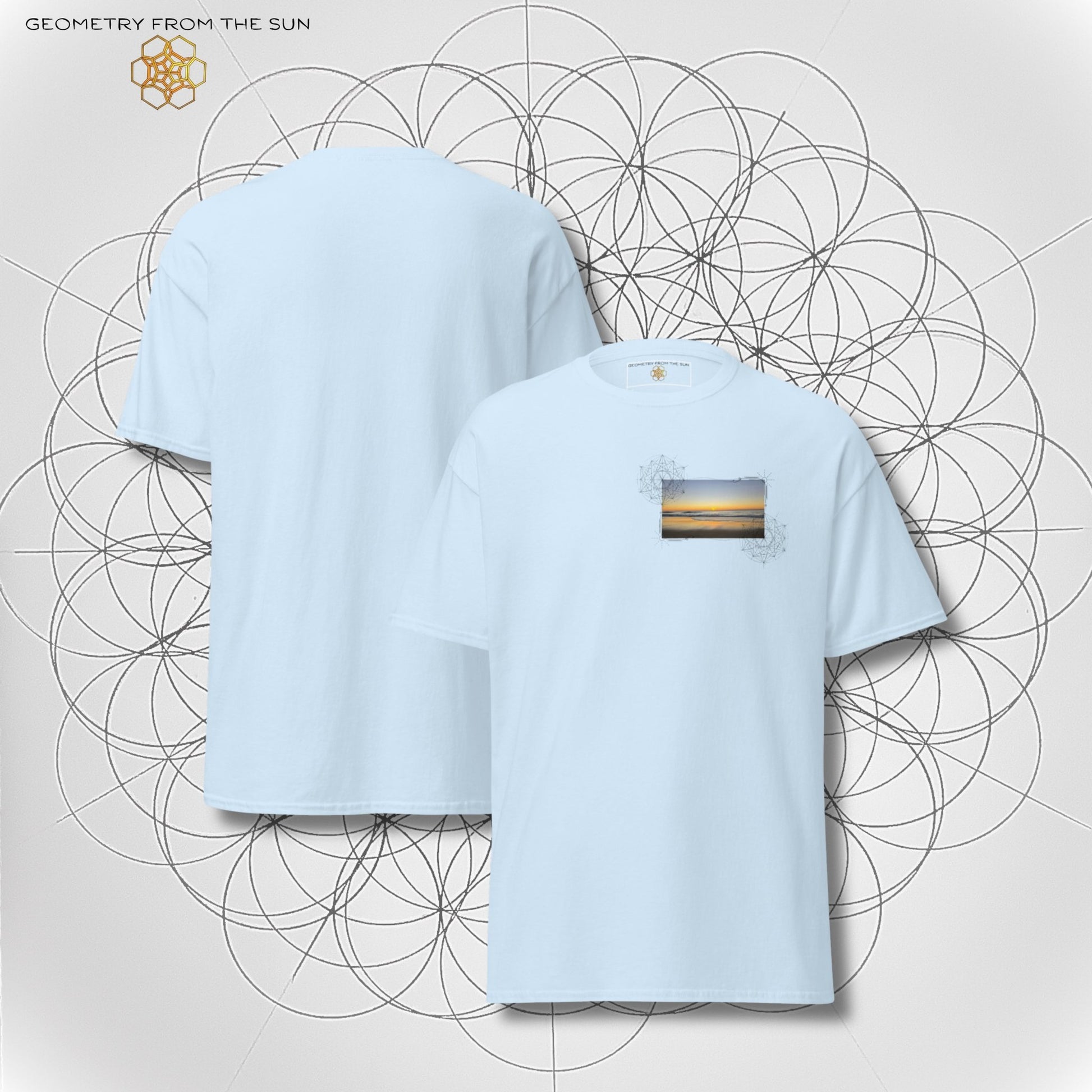 Geometric Sunrise Shirt - SACRED SKETCHES - Geometry From The Sun