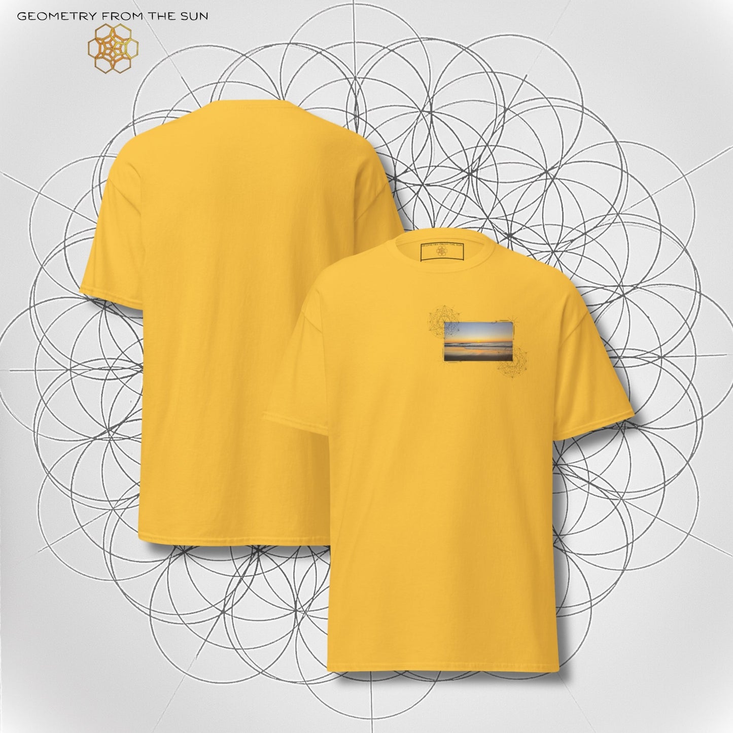 Geometric Sunrise Shirt - SACRED SKETCHES - Geometry From The Sun