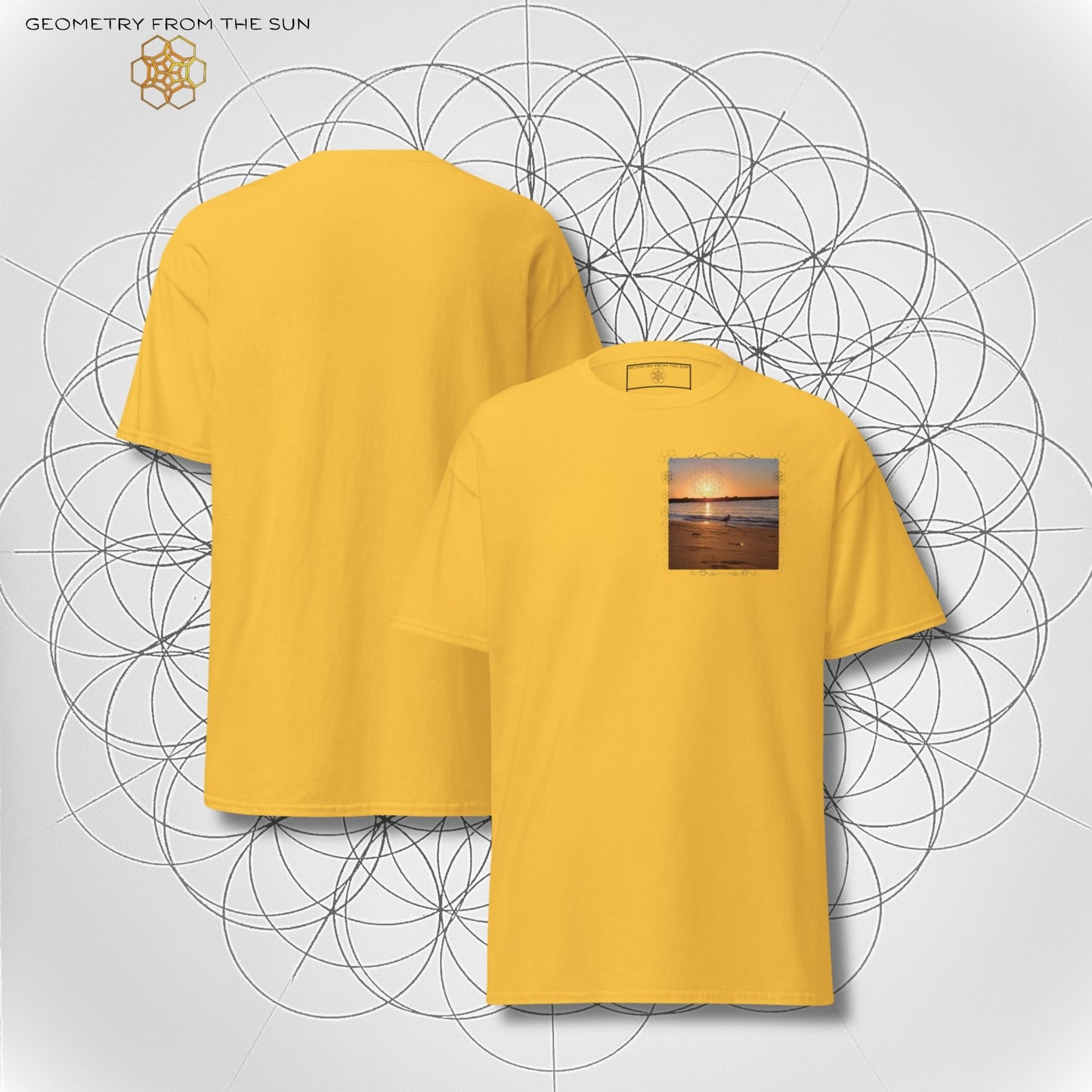 Geometry From The Sun Shirt - SACRED SKETCHES - Geometry From The Sun