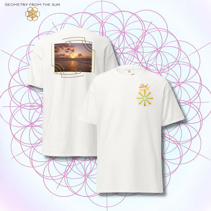 Golden Haze Sunrise Shirt - FIRST LIGHT - Geometry From The Sun