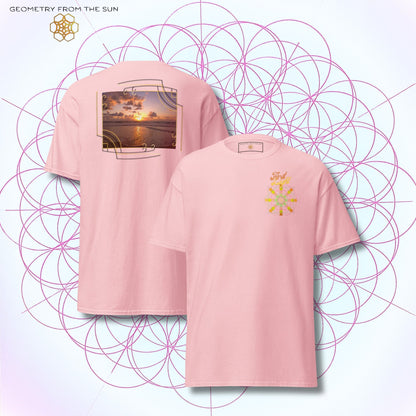 Golden Haze Sunrise Shirt - FIRST LIGHT - Geometry From The Sun