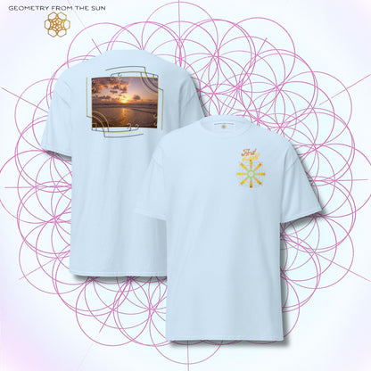 Golden Haze Sunrise Shirt - FIRST LIGHT - Geometry From The Sun