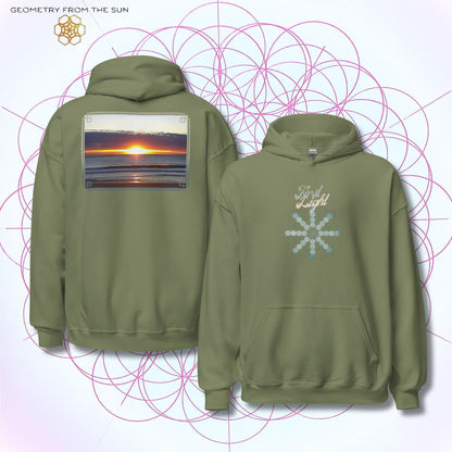 Horizon Blaze Sunrise Hoodie - FIRST LIGHT - Geometry From The Sun