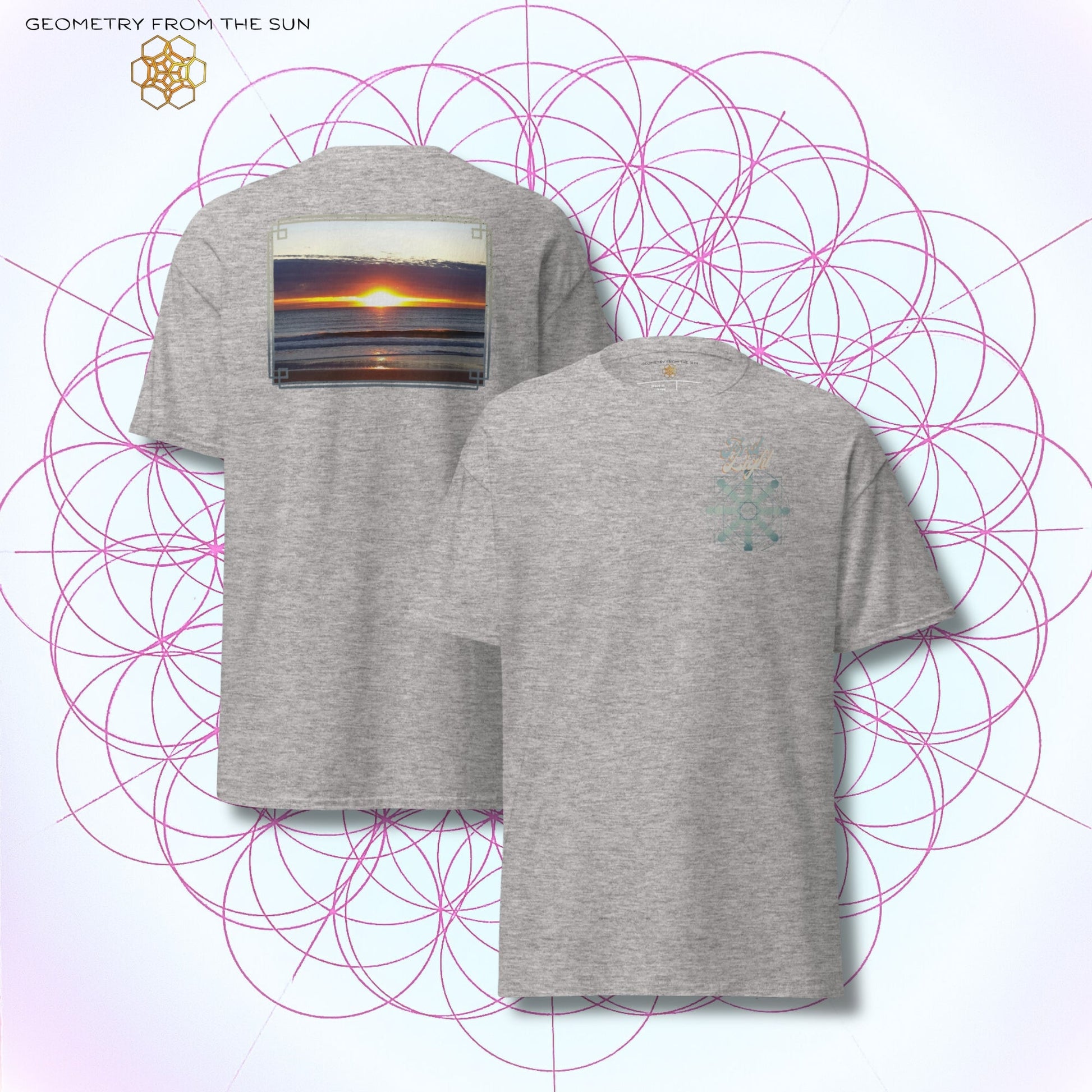 Horizon Blaze Sunrise Shirt - FIRST LIGHT - Geometry From The Sun
