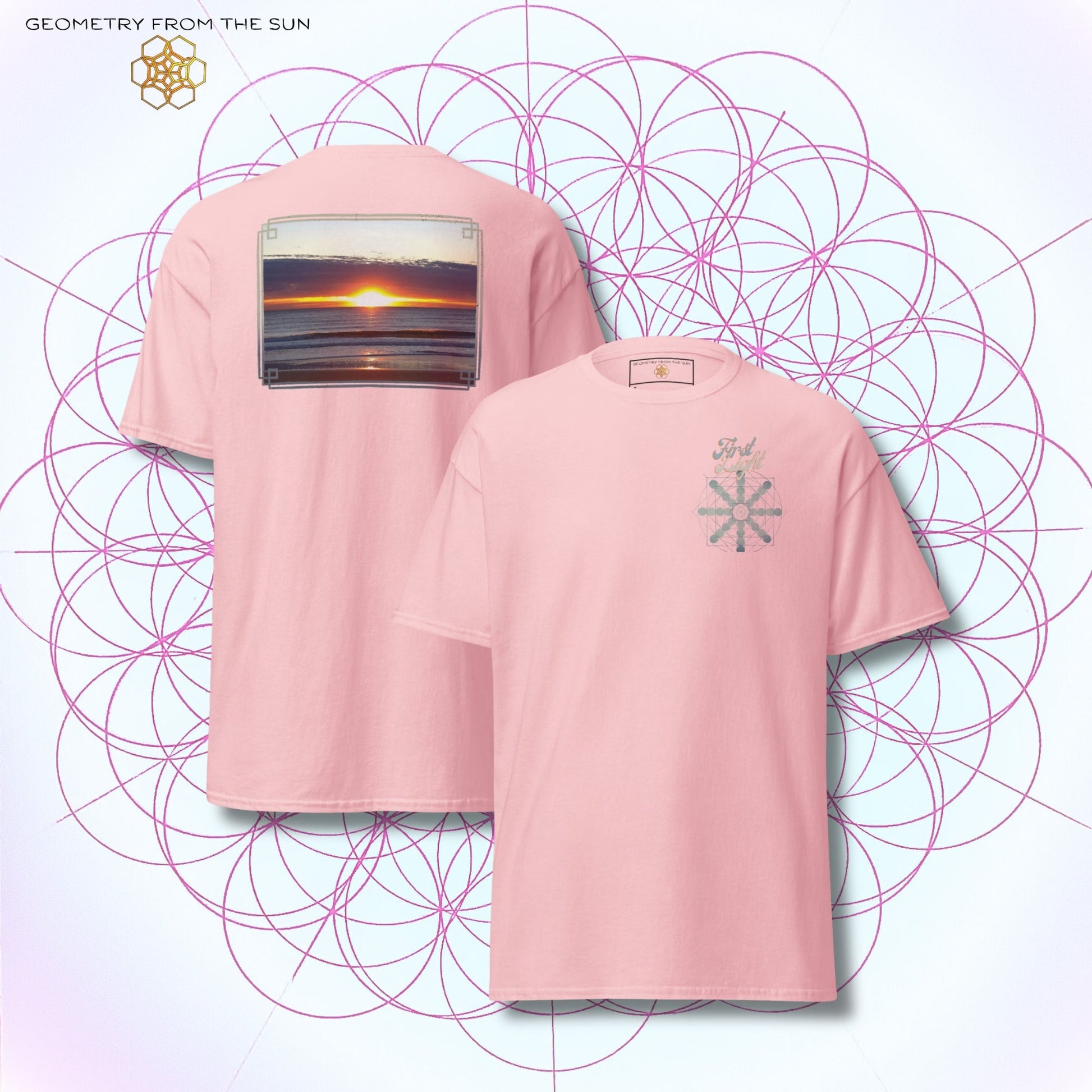 Horizon Blaze Sunrise Shirt - FIRST LIGHT - Geometry From The Sun