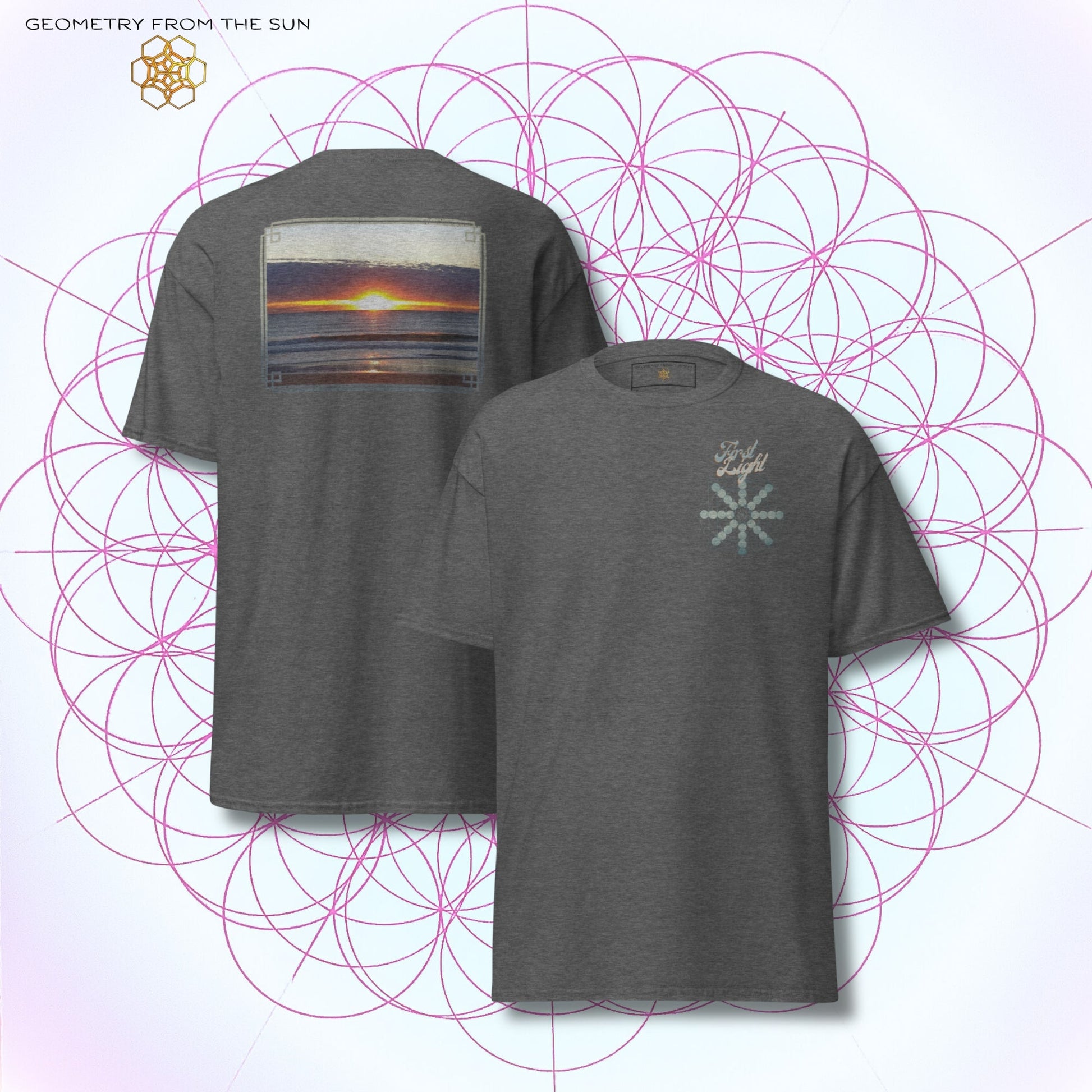 Horizon Blaze Sunrise Shirt - FIRST LIGHT - Geometry From The Sun