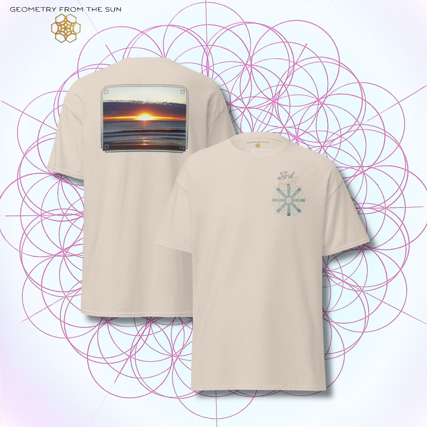 Horizon Blaze Sunrise Shirt - FIRST LIGHT - Geometry From The Sun