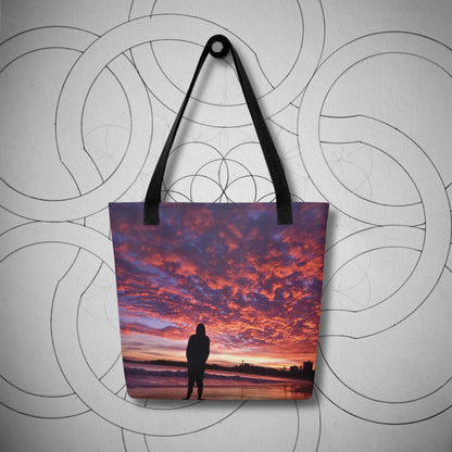 Magenta Reflections Tote Bag - Geometry From The Sun