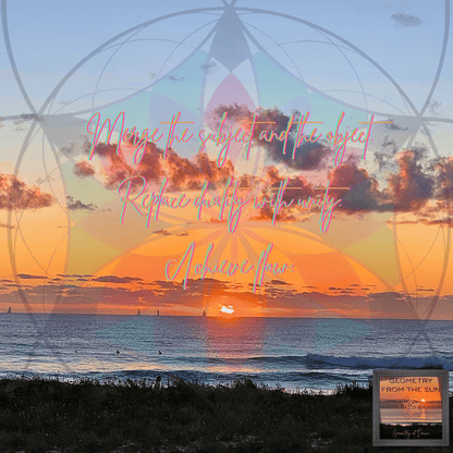 Merge & Flow Wall Art - GEOMETRY AT DAWN - Geometry From The Sun